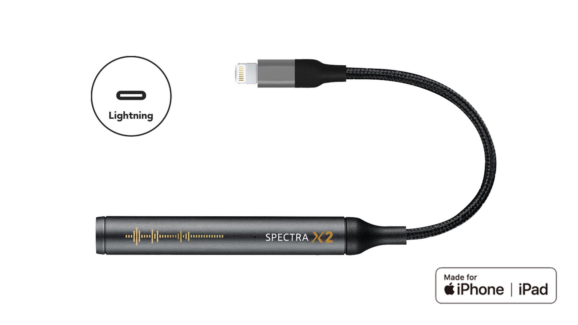 SPECRA X2 \u0026Apple USB-C - Lightningアダプタ